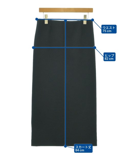 MUSE de Deuxieme Classe（ミューズドゥドゥーズィーエムクラス）ロング・マキシ丈スカート 黒 サイズ:38(M位) レディース/2200666602084