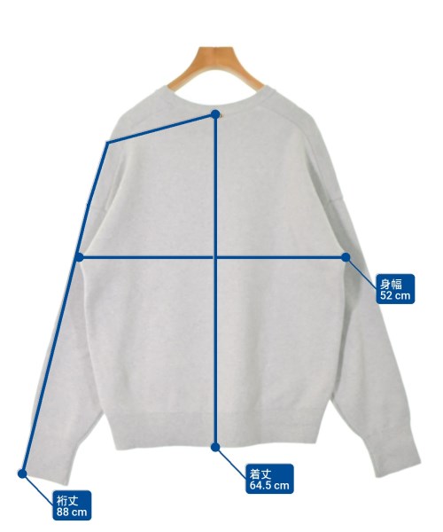 MUSE de Deuxieme Classe（ミューズドゥドゥーズィーエムクラス）ニット・セーター グレー サイズ:F レディース/2200665031083