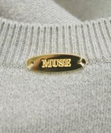 MUSE de Deuxieme Classe（ミューズドゥドゥーズィーエムクラス）ニット・セーター グレー サイズ:F レディース/2200665031083