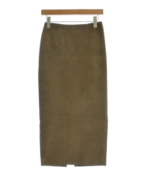 MUSE de Deuxieme Classe(ミューズドゥドゥーズィーエムクラス)ロング・マキシ丈スカート 茶 サイズ:-(M位)/2200670495061