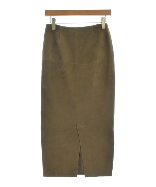 MUSE de Deuxieme Classe（ミューズドゥドゥーズィーエムクラス）ロング・マキシ丈スカート 茶 サイズ:-(M位) レディース/2200670495061