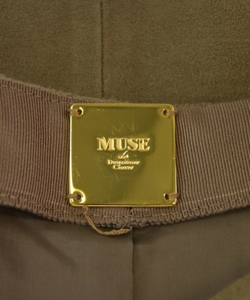 MUSE de Deuxieme Classe（ミューズドゥドゥーズィーエムクラス）ロング・マキシ丈スカート 茶 サイズ:-(M位) レディース/2200670495061