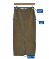 MUSE de Deuxieme Classe（ミューズドゥドゥーズィーエムクラス）ロング・マキシ丈スカート 茶 サイズ:-(M位) レディース/2200670495061