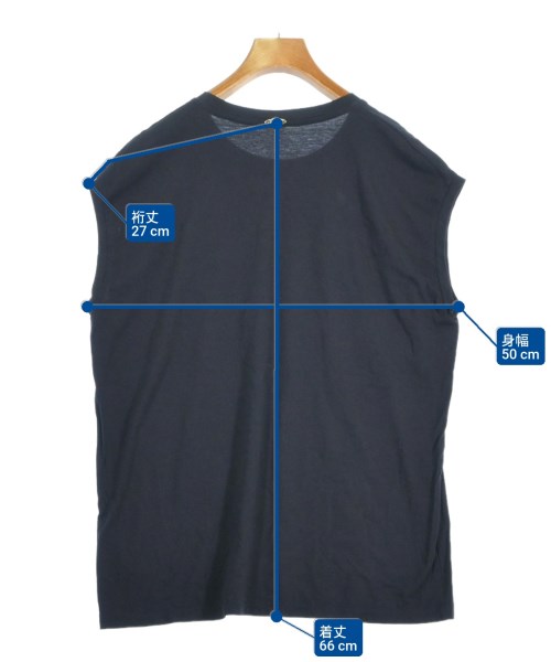 MUSE de Deuxieme Classe（ミューズドゥドゥーズィーエムクラス）ノースリーブ 紺 サイズ:F レディース/2200670598083