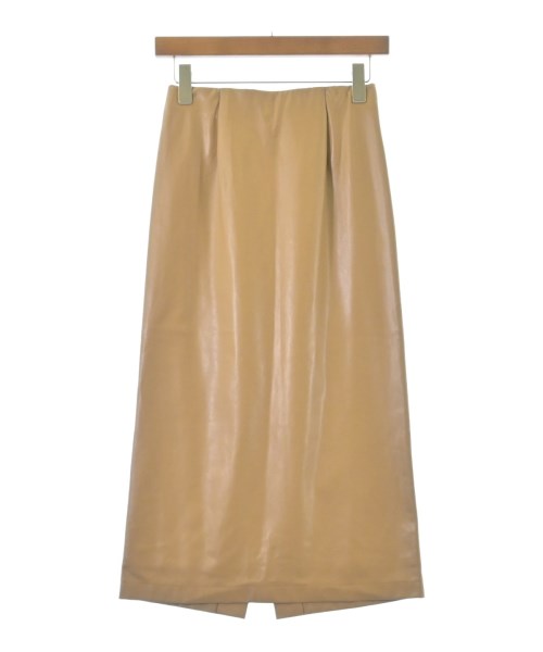 MUSE de Deuxieme Classe(ミューズドゥドゥーズィーエムクラス)ロング・マキシ丈スカート 茶 サイズ:F/2200671161057