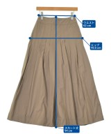 MUSE de Deuxieme Classe（ミューズドゥドゥーズィーエムクラス）ロング・マキシ丈スカート カーキ サイズ:34(XS位) レディース/2200671161071