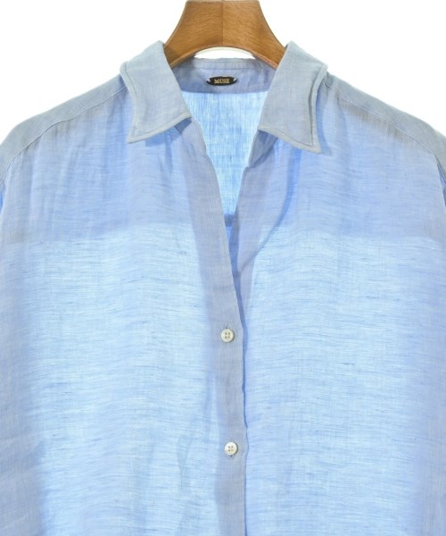 MUSE de Deuxieme Classe（ミューズドゥドゥーズィーエムクラス）カジュアルシャツ 青 サイズ:F レディース/2200671674069