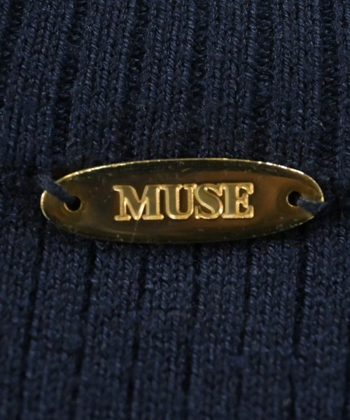 MUSE de Deuxieme Classe（ミューズドゥドゥーズィーエムクラス）ニット・セーター 紺 サイズ:-(XS位) レディース/2200666511027