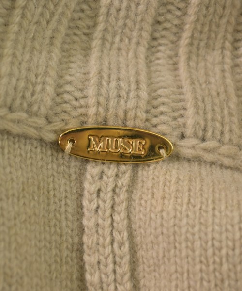 MUSE de Deuxieme Classe（ミューズドゥドゥーズィーエムクラス）ニット・セーター ベージュ サイズ:-(M位) レディース/2200723514145