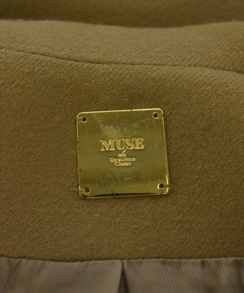 MUSE de Deuxieme Classe（ミューズドゥドゥーズィーエムクラス）チェスターコート ベージュ サイズ:F レディース/2200727921017