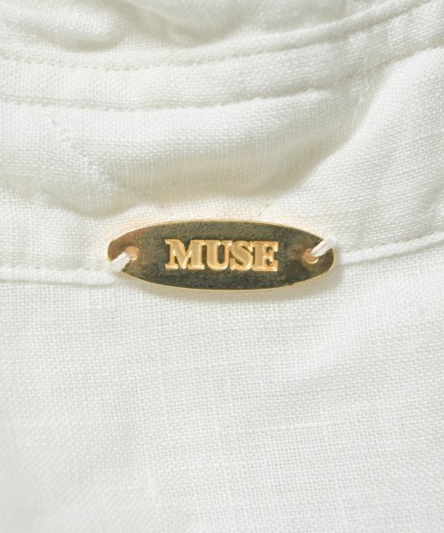 MUSE de Deuxieme Classe（ミューズドゥドゥーズィーエムクラス）カジュアルシャツ 白 サイズ:F レディース/2200722002308