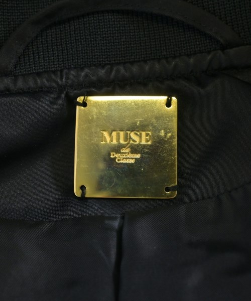 MUSE de Deuxieme Classe（ミューズドゥドゥーズィーエムクラス）ミリタリーブルゾン 黒 サイズ:F レディース/2200726597015