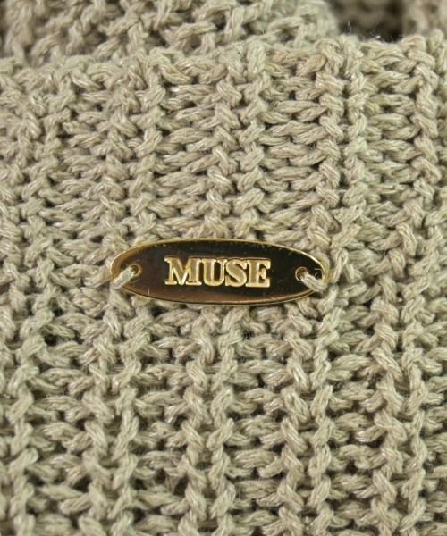 MUSE de Deuxieme Classe（ミューズドゥドゥーズィーエムクラス）ニット・セーター ベージュ サイズ:F レディース/2200720365023