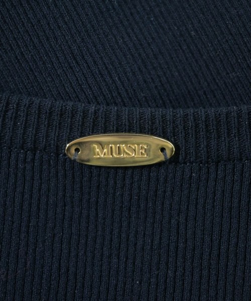 MUSE de Deuxieme Classe（ミューズドゥドゥーズィーエムクラス）ニット・セーター 紺 サイズ:-(XS位) レディース/2200722491034