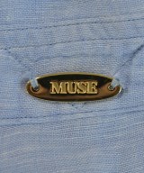 MUSE de Deuxieme Classe（ミューズドゥドゥーズィーエムクラス）カジュアルシャツ 青 サイズ:F レディース/2200726046056