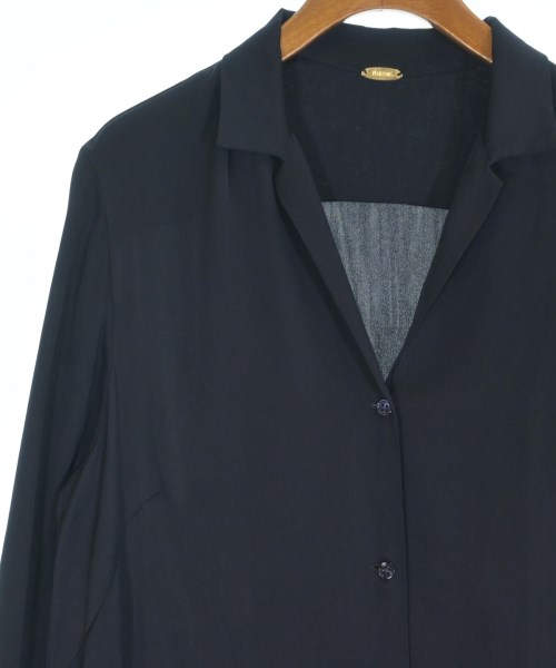 MUSE de Deuxieme Classe（ミューズドゥドゥーズィーエムクラス）シャツワンピース 紺 サイズ:-(L位) レディース/2200724020027