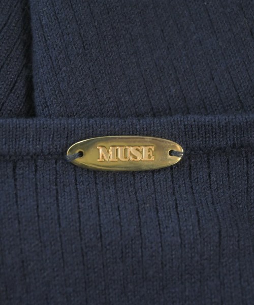 MUSE de Deuxieme Classe（ミューズドゥドゥーズィーエムクラス）ニット・セーター 紺 サイズ:-(XS位) レディース/2200678462027
