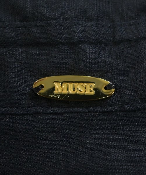 MUSE de Deuxieme Classe（ミューズドゥドゥーズィーエムクラス）カジュアルシャツ 紺 サイズ:F レディース/2200683296150