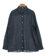 MUSE de Deuxieme Classe（ミューズドゥドゥーズィーエムクラス）カジュアルシャツ 紺 サイズ:F レディース/2200683296150