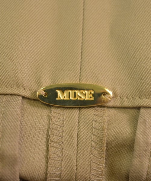 MUSE de Deuxieme Classe（ミューズドゥドゥーズィーエムクラス）スラックス ベージュ サイズ:36(S位) レディース/2200683646108