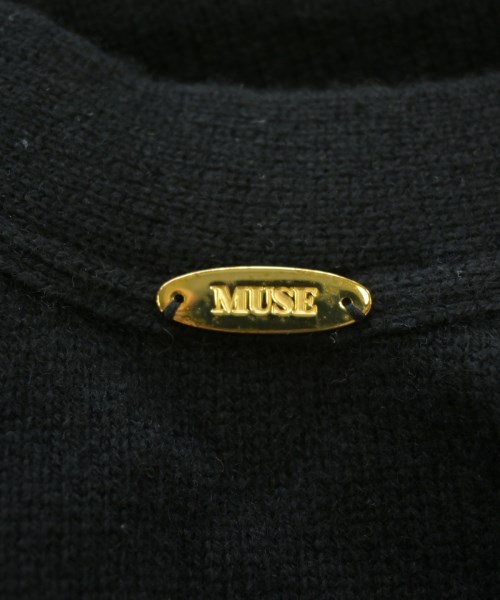 MUSE de Deuxieme Classe（ミューズドゥドゥーズィーエムクラス）ニット・セーター 黒 サイズ:F レディース/2200686195023