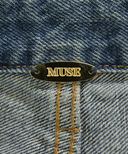 MUSE de Deuxieme Classe（ミューズドゥドゥーズィーエムクラス）デニムパンツ 青 サイズ:34(XS位) レディース/2200684743028
