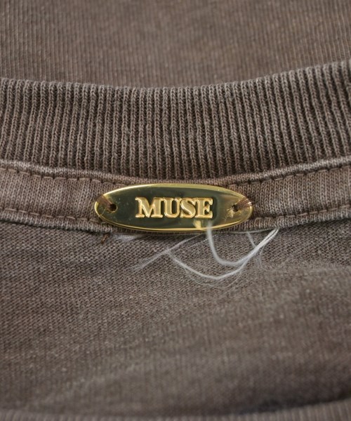 MUSE de Deuxieme Classe（ミューズドゥドゥーズィーエムクラス）Tシャツ・カットソー 茶 サイズ:-(M位) レディース/2200685769034