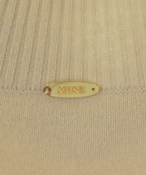 MUSE de Deuxieme Classe（ミューズドゥドゥーズィーエムクラス）ニット・セーター ベージュ サイズ:F レディース/2200684256016