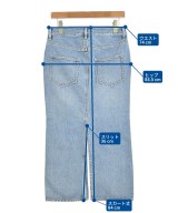 MUSE de Deuxieme Classe（ミューズドゥドゥーズィーエムクラス）ロング・マキシ丈スカート 青 サイズ:36(S位) レディース/2200684417028