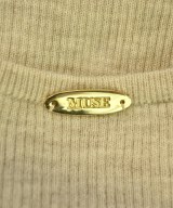 MUSE de Deuxieme Classe（ミューズドゥドゥーズィーエムクラス）ニット・セーター ベージュ サイズ:-(S位) レディース/2200683826081