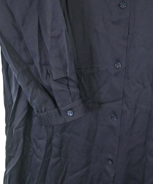 MUSE de Deuxieme Classe（ミューズドゥドゥーズィーエムクラス）シャツワンピース 紺 サイズ:F レディース/2200686534020