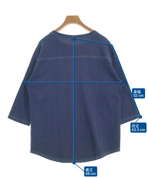 MUSE de Deuxieme Classe（ミューズドゥドゥーズィーエムクラス）Tシャツ・カットソー 紺 サイズ:-(M位) レディース/2200690807042