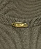 MUSE de Deuxieme Classe（ミューズドゥドゥーズィーエムクラス）ニット・セーター カーキ サイズ:-(XS位) レディース/2200687546053