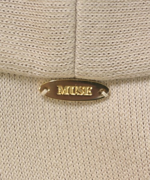 MUSE de Deuxieme Classe（ミューズドゥドゥーズィーエムクラス）カーディガン ベージュ サイズ:F レディース/2200688033095