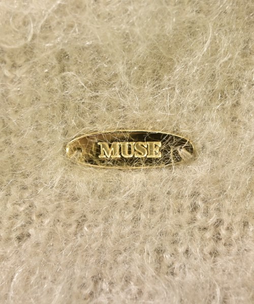 MUSE de Deuxieme Classe（ミューズドゥドゥーズィーエムクラス）カーディガン ベージュ サイズ:F レディース/2200692864050