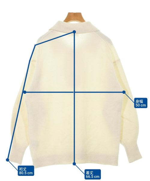 SALON adam et rope（サロンアダムエロペ）ニット・セーター 白 サイズ:F レディース/2200632974146