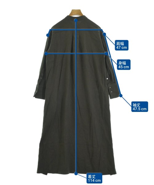 SALON adam et rope（サロンアダムエロペ）シャツワンピース カーキ サイズ:F レディース/2200627876066