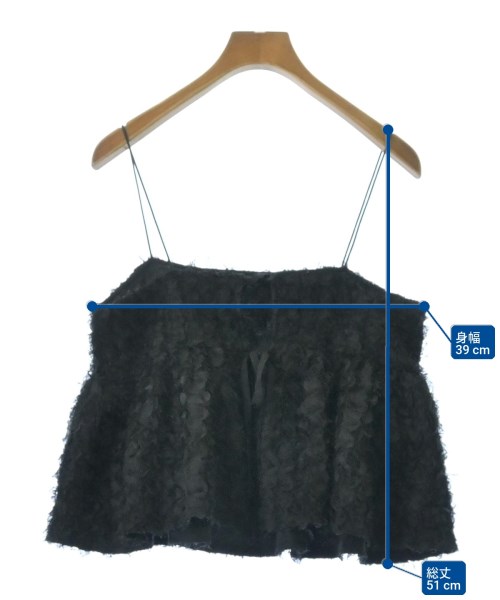 SALON adam et rope（サロンアダムエロペ）カジュアルシャツ 黒 サイズ:F レディース/2200635696076