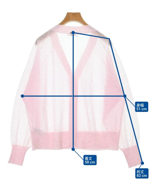 SALON adam et rope（サロンアダムエロペ）カーディガン ピンク サイズ:F レディース/2200621102123