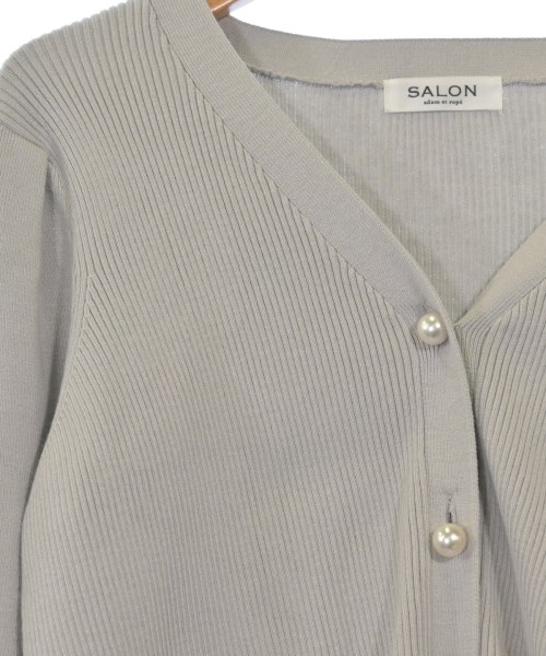 SALON adam et rope（サロンアダムエロペ）カーディガン グレー サイズ:F レディース/2200622372044