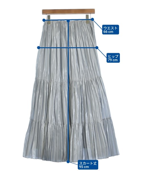 SALON adam et rope（サロンアダムエロペ）ロング・マキシ丈スカート 青 サイズ:F レディース/2200626674052