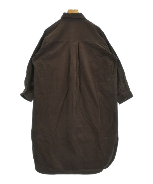 SALON adam et rope（サロンアダムエロペ）シャツワンピース 茶 サイズ:F レディース/2200620798105