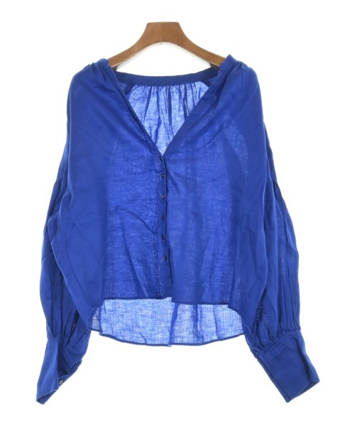 SALON adam et rope（サロンアダムエロペ）カジュアルシャツ 青 サイズ:F レディース/2200628418036