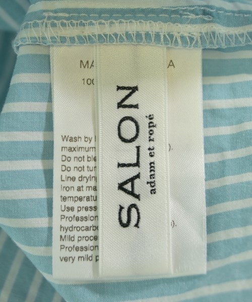 SALON adam et rope（サロンアダムエロペ）カジュアルシャツ 青 サイズ:F レディース/2200631320234