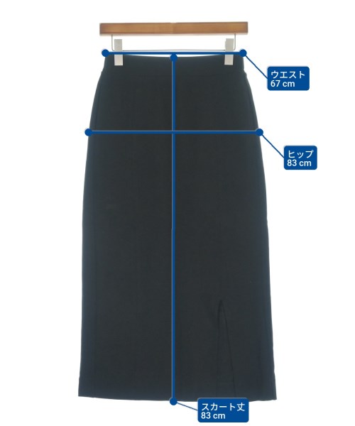 SALON adam et rope（サロンアダムエロペ）ロング・マキシ丈スカート 黒 サイズ:F レディース/2200641355158