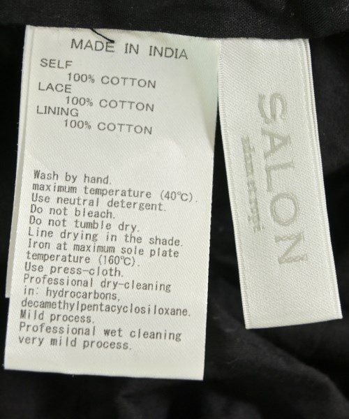 SALON adam et rope（サロンアダムエロペ）ワンピース 黒 サイズ:F レディース/2200643176041