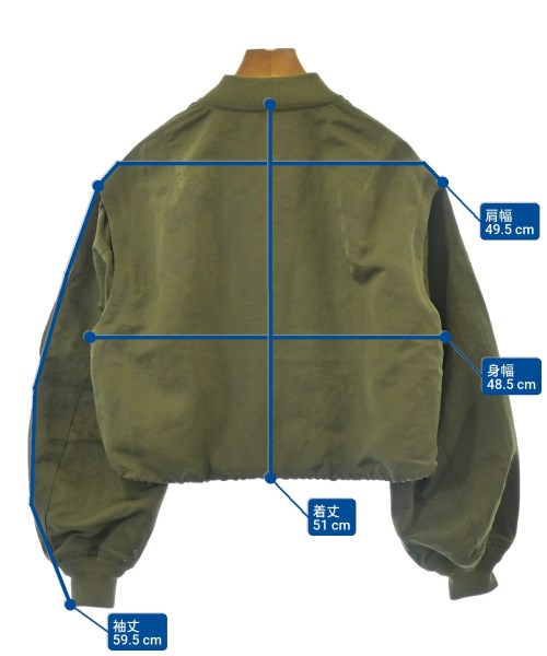 SALON adam et rope（サロンアダムエロペ）ブルゾン カーキ サイズ:F レディース/2200621155013