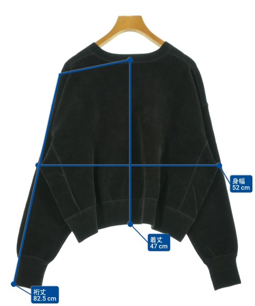 SALON adam et rope（サロンアダムエロペ）スウェット 黒 サイズ:F レディース/2200621155020