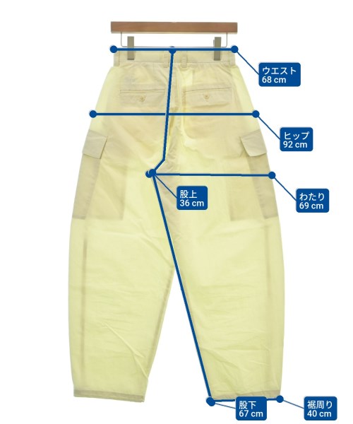 SALON adam et rope（サロンアダムエロペ）カーゴパンツ 黄 サイズ:M レディース/2200616350010