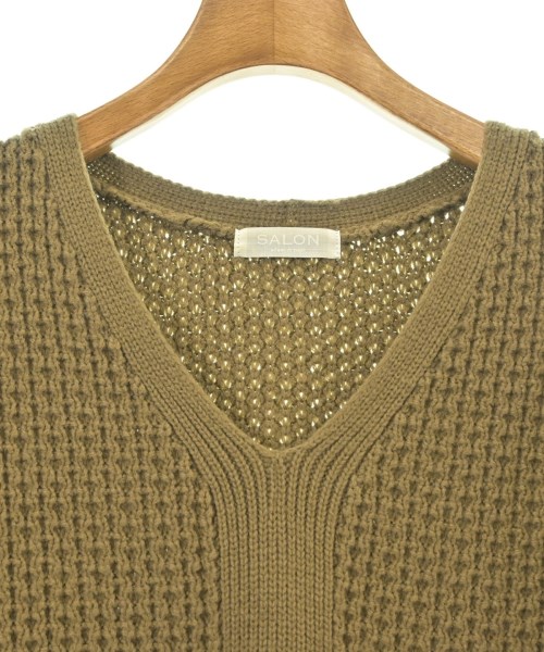 SALON adam et rope（サロンアダムエロペ）ニット・セーター 茶 サイズ:F レディース/2200618951017